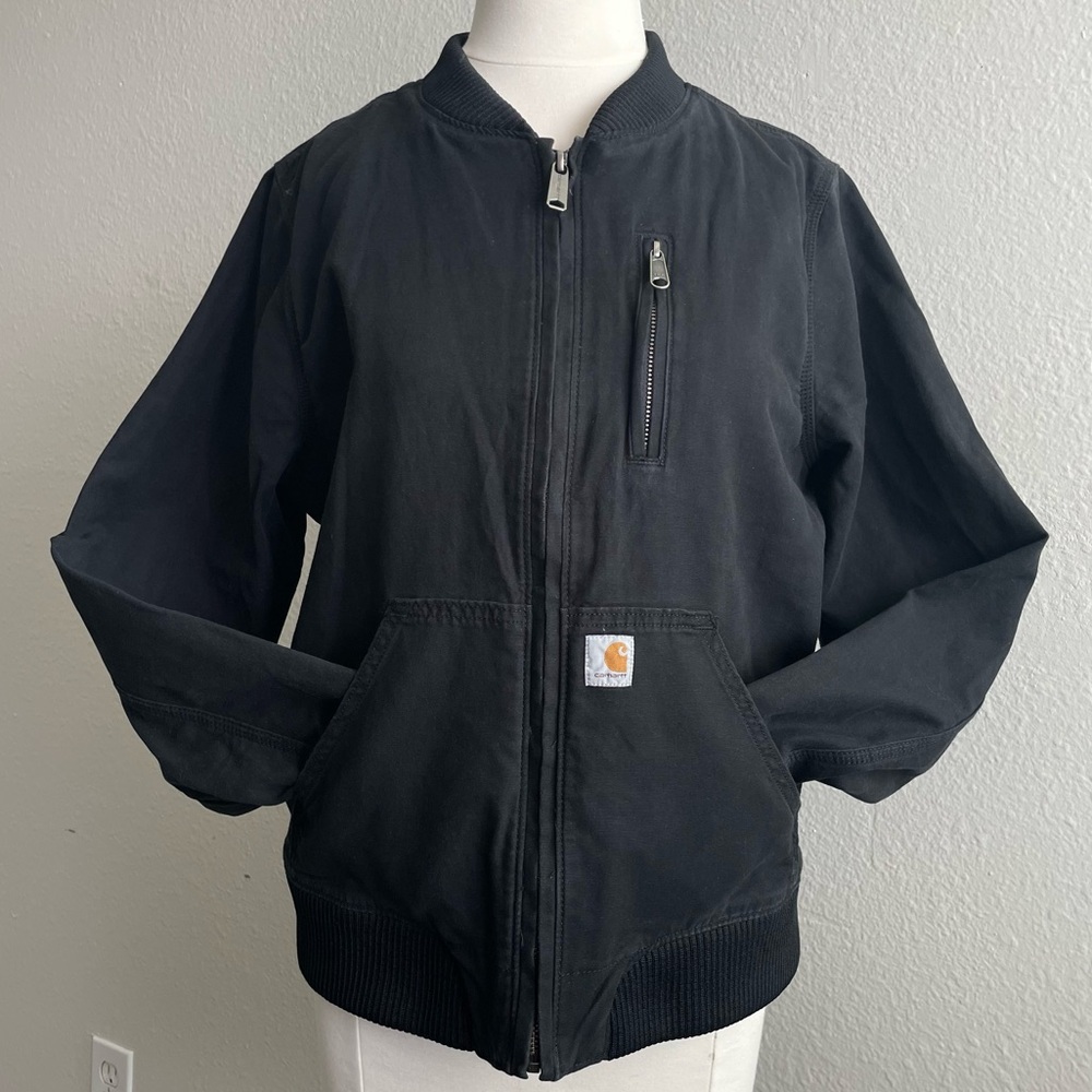 Carhartt Black Zip-Up Jacket